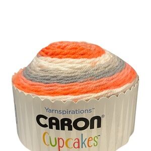 Lion Brand Yarn Cupcake Strawberry Pie 16003 3 oz 244 Yards Acrylic Colorful NEW